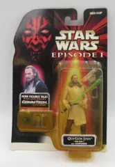 TOMY COLLECTION 1 QUI GON JINN （JEDI DUEL） WITH LIGHTSABER 3.5インチ