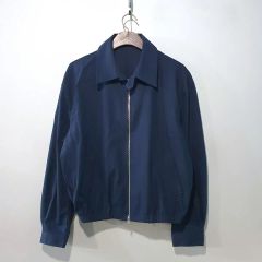 新品 URU ジップアップ チェック ブルゾン ジャケット M メンズ