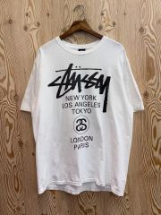 ❗️期間限定SALE❗️ステューシー WORLD TOUR TEE ホワイトS - メルカリ