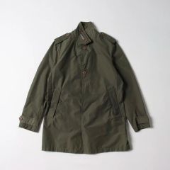 BRIEFING ナノユニバース 別注 ステンカラーコート カーキ BRIEFING ナノユニバース別注 ステンカラーコートMサイズ