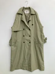 AZUL by MOUSSY アズールバイマウジー トレンチコート S カーキ 無地 ロング丈 フードなしのサムネイル