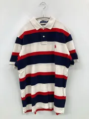 Polo Ralph Lauren ポロラルフローレン ポロシャツ L その他 ボーダー柄 ワンポイント ブランドロゴ 半袖