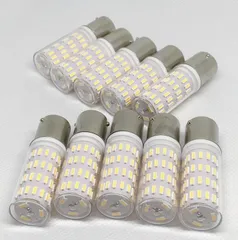 オリジナル 高輝度 高品質 10個 シャンデリア 用 BA15S 口金 LED バルブ 電球 2700k 電球色 12V 24V 兼用 無極性 アトラス エアロキング ハイデッカー セレガ Jバス　ダンプ トレクス