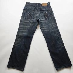 VASU 濃紺 デニム ワイドパンツ ゆるダボ 36 - メルカリ