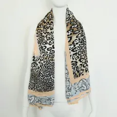 ZARA ヒョウ柄 Classic パータン ミックス スカーフのサムネイル