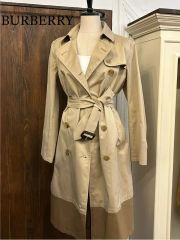 美品☆BURBERRY リバーシブル ノバチェック ベルテッド ウールコートM 