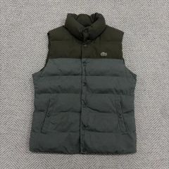 値引可】Lacoste オリーブグリーン ダウンベスト - メルカリ