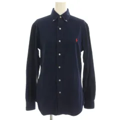 ポロ ラルフローレン POLO RALPH LAUREN コーデュロイ シャツ ボタンダウン XS ネイビー 紺 /☆G