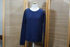 W791 Tommy Hilfiger トミーヒルフィガー レディース 90サイズ ネイビー ラウンド Tシャツ