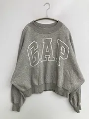 GAP ギャップ スウェット L グレー 無地 ブランドロゴ コットン 裏起毛 長袖