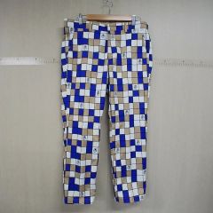 castelbajac カステルバジャック 紫チェックパンツ - メルカリ