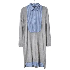 TOMMY HILFIGER トミーヒルフィガー レディース シャツワンピース ニットワンピース (新品)