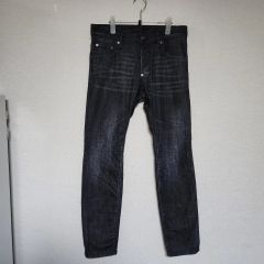 KYOTO DENIM 京都デニム 日本製 桜柄 和柄 グレー スキニー M - メルカリ