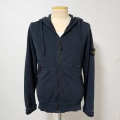 ストーンアイランド ネイビー ジップアップ パーカー 681565260 XXL 