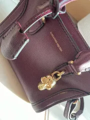 Alexander McQueen アレキサンダー・マックイーン padlock tote ミニバック バーガンディのサムネイル