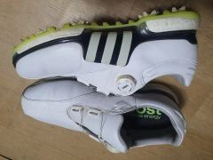 80s old adidas 希少 ゴルフシューズ 7 1/2 25cm程度 - メルカリ