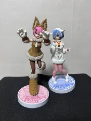 Re:ゼロ レム ラム 動物フィギュア