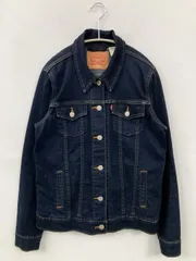 LEVI STRAUSS & CO. リーバイストラウスアンドカンパニー デニムジャケット M ネイビー 無地 フードなし ボタン留め