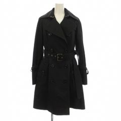 BURBERRY LONDON ショートトレンチ 38 黒 ノバチエック - メルカリ