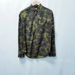 junhashimoto フックデザイン カモフラ柄 スタンドカラーシャツ - メルカリ