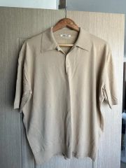 常田大希着用 オーラリー ホワイトカシミアヘリンボーンカバーオール