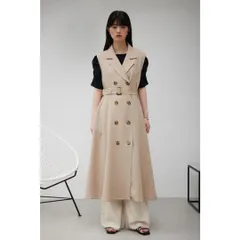 AZUL by MOUSSY アズールバイマウジー トレンチコート S ベージュ 無地 ロング丈 フードなし