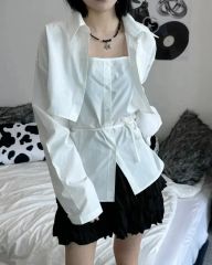 未使用 HARE 2WAYイソザイオフショルシャツ 白 ホワイト - メルカリ