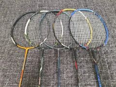 ジャンク品バドミントンラケットナノフレア700プロ 4本セット - メルカリ