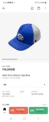 ADER ERROR ディストート ウール 帽子のサムネイル