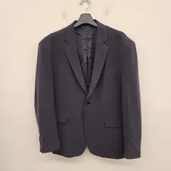 120/4XL バイウールコンビジャケットブレーザー