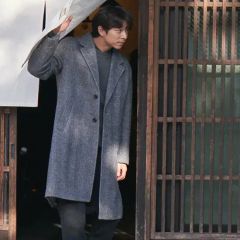 佐藤健 着用 希少 ABYTS SHAGGY COAT チェック柄 - メルカリ