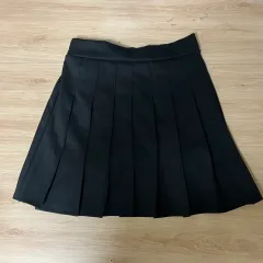エイブリー 반셀 ウール プリーツ ミディLINE スカート