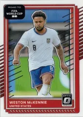2025-26 Donruss ウェストン・マッケニー/Weston McKennie アメリカ (Optic) Road to FIFA World Cup ’26 Soccer