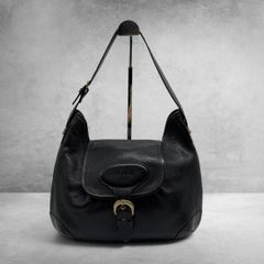 美品 濱野皮革工藝 HAMANO ペアシェイプ ハンドバッグ ブラック - メルカリ