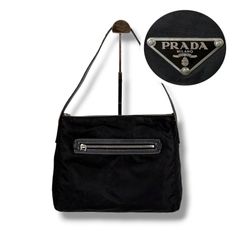 希少 「美品」PRADA プラダ ヴィンテージ ワンショルダーバッグ 90S 黒