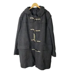 ユニクロ UNIQLO ダッフルコート ジャケット トグルボタン ウール混 ロング 4XL グレー ■GY99