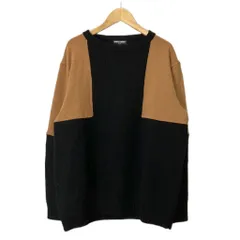 オープニングセレモニー OPENING CEREMONY セーター ニット クルーネック 切替 L ブラック ■GY99のサムネイル