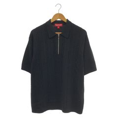 Supreme Beaded Zip Polo Black Lサイズ - メルカリ