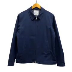 グリーンレーベルリラクシング ユナイテッドアローズ green label relaxing SC ポリレーヨンSTRCスウィングトップ ブルゾン 長袖 無地 3225-199-2556 M 紺 ネイビーのサムネイル