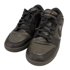 ナイキ NIKE Dunk Low Retro Prm スニーカー 総柄 HQ1979-001 27.5 茶 ブラウン
