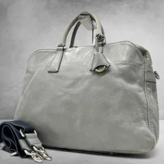 aniary ビジネスバッグ 2way オールレザー ライトグレー leather briefcase gray 2way business bag genuine leather shoulder bag archive office bag 2777