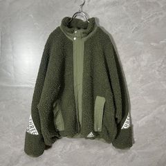 アディダス KingGnu常田大希 ボア ジャケット ジャージ グリーン