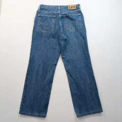 Lee デニムパンツ サイズ28 レトロ ストレート ウォッシュ レディース デニムパンツ A2884