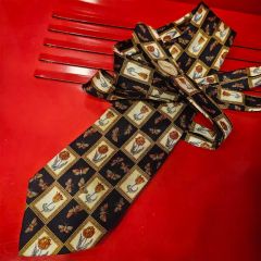 美品 CHANEL シャネル ココマーク エンジェル ネクタイ ブラウン 美品 CHANEL シャネル ココマーク エンジェル ネクタイ ブラウン