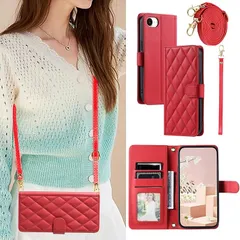 【新品】 Dahimomo For iPhone 17E / 16E ケース 手帳型 アイフォン17E ケース いPhone16E 財布型 ショルダー ストラップ カード収納 スマホケース iPhone 16E iPhone17Eケース 携帯カバー iPh 1