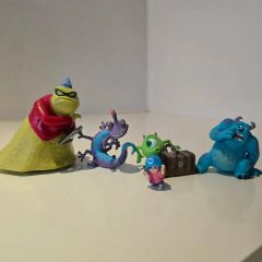モンスターズインク 5体 ディズニー ピクサー ファギュア - メルカリ