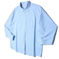 CAHLUMN Broadcloth Shirt サックス Lサイズ - メルカリ