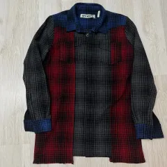 OFF WHITE オフホワイト CHECK コート Sサイズのサムネイル