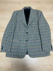 46 RAF SIMONS ラフ シモンズ マルチカラー ハウンドトゥース ブレーザー ジャケットのサムネイル