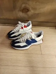 正規品) New Balance 327 ネイビー ホワイト/ブラック